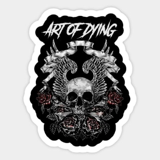 ART OF DYING MERCH VTG Sticker